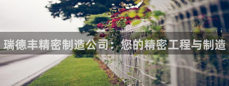 彩神8官网版是正规的吗：瑞德丰精密制造公司：您的精密工程与制造