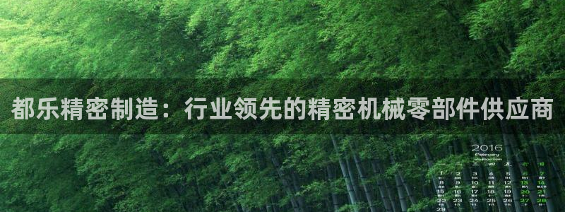 彩神vlll官网网上购彩：都乐精密制造：行业领先的精密机械零部件供应商
