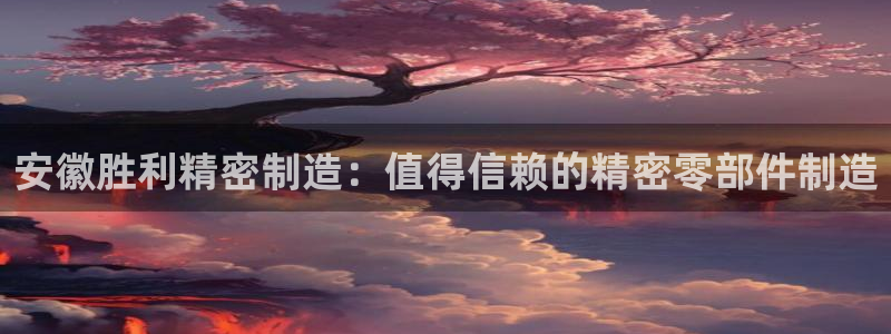 彩神vll首页企业文化：安徽胜利精密制造：值得信赖的精密零部件制造