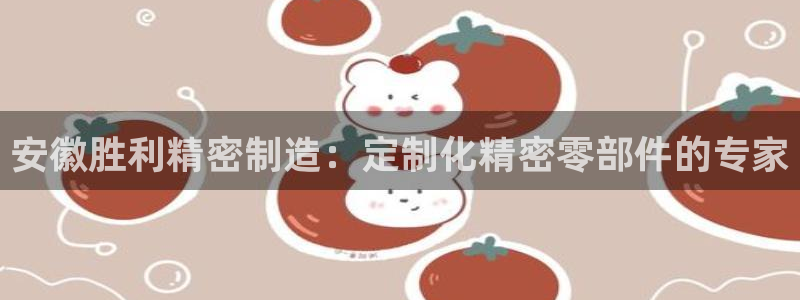 彩神vlll官方网：安徽胜利精密制造：定制化精密零部件的专家