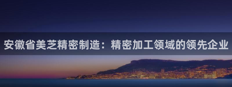 彩神是正规平台吗：安徽省美芝精密制造：精密加工领域的领先企业