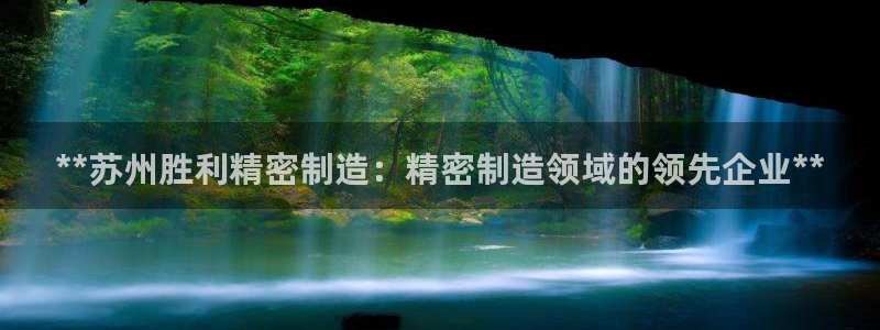 彩神vll首页环球：**苏州胜利精密制造：精密制造领域的领先企业**