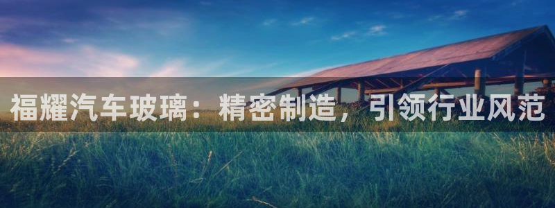 彩神 好 平台：福耀汽车玻璃：精密制造，引领行业风范