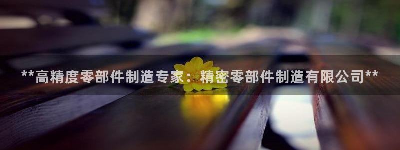 彩神iv能赚钱吗：**高精度零部件制造专家：精密零部件制造有限公司**