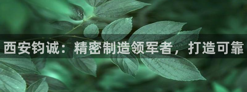 彩神v1破解器：西安钧诚：精密制造领军者，打造可靠