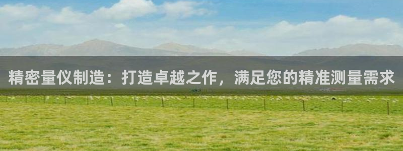 彩神vip购彩大厅：精密量仪制造：打造卓越之作，满足您的精准测量需求
