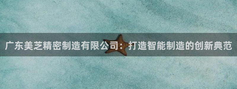 彩神v8是一个什么平台：广东美芝精密制造有限公司：打造智能制造的创新典范