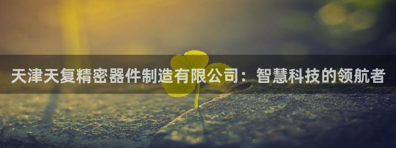 彩神v8手机客户端下载：天津天复精密器件制造有限公司：智慧科技的领航者