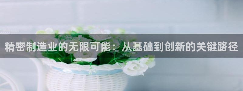 所有彩神购买首页中心：精密制造业的无限可能：从基础到创新的关键路径