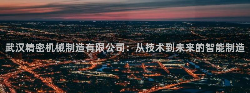 彩神争霸官方下载2017：武汉精密机械制造有限公司：从技术到未来的智能制造
