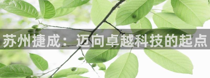 彩神合法吗.是国家认可的吗：苏州捷成：迈向卓越科技的起点