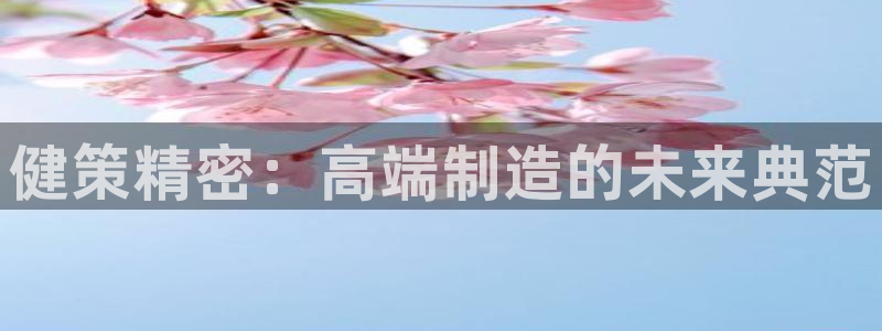 新版彩神v8登录：健策精密：高端制造的未来典范