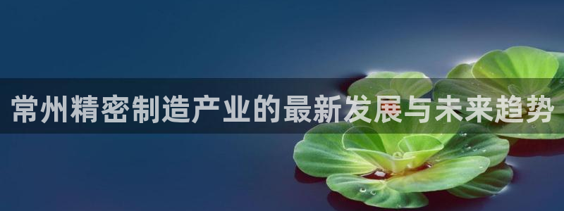 彩神8软件下载：常州精密制造产业的最新发展与未来趋势